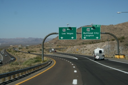 I primi cartelli in cui compare Las Vegas