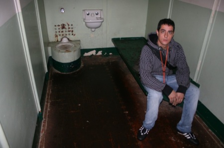 Tinto in una cella di Alcatraz