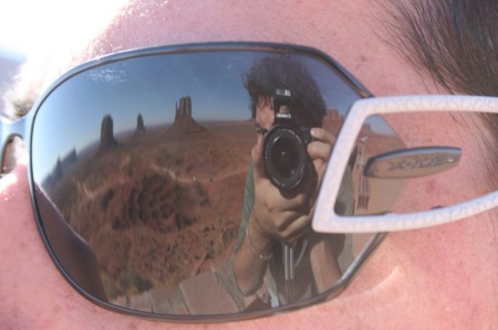 Monument Valley on the mirror